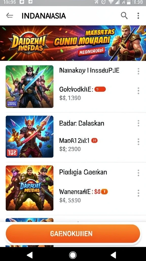 Tampilan antarmuka yang ramah pengguna dan menarik.