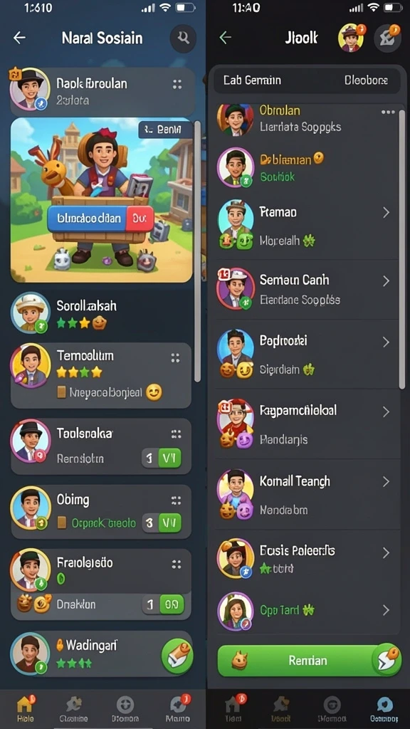 Tampilan antarmuka yang modern dan user-friendly.