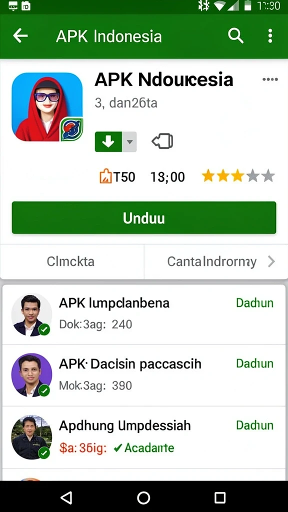 Beragam karakter unik yang siap dimainkan.