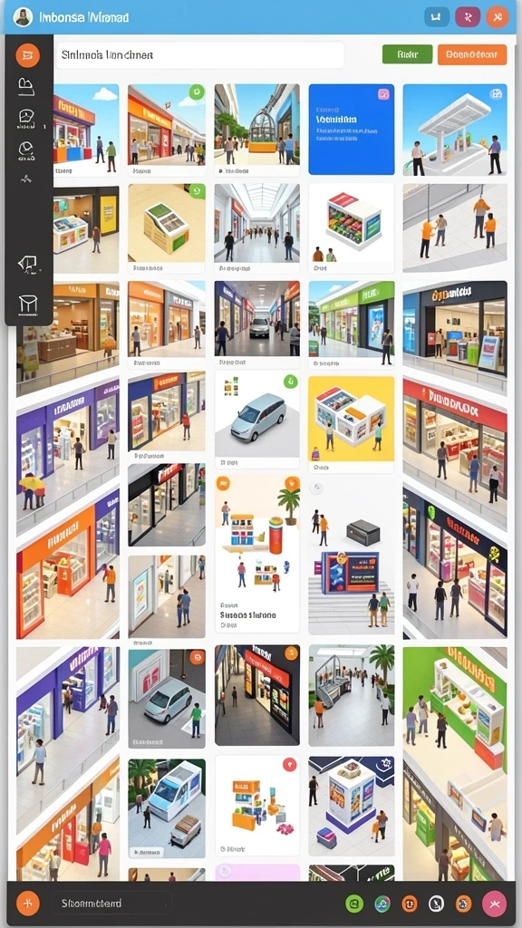 Karakter-karakter unik dengan desain yang berbeda.