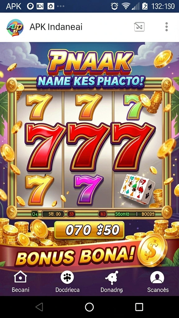 Screenshot kedua memperlihatkan pilihan permainan slot yang beragam.