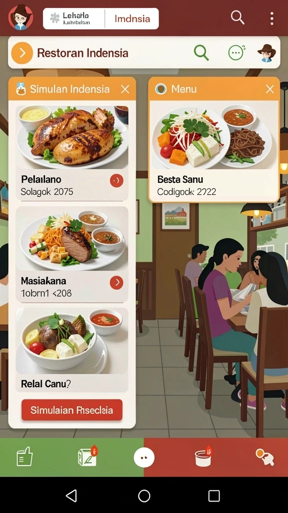 Salah satu level menantang yang harus diselesaikan.