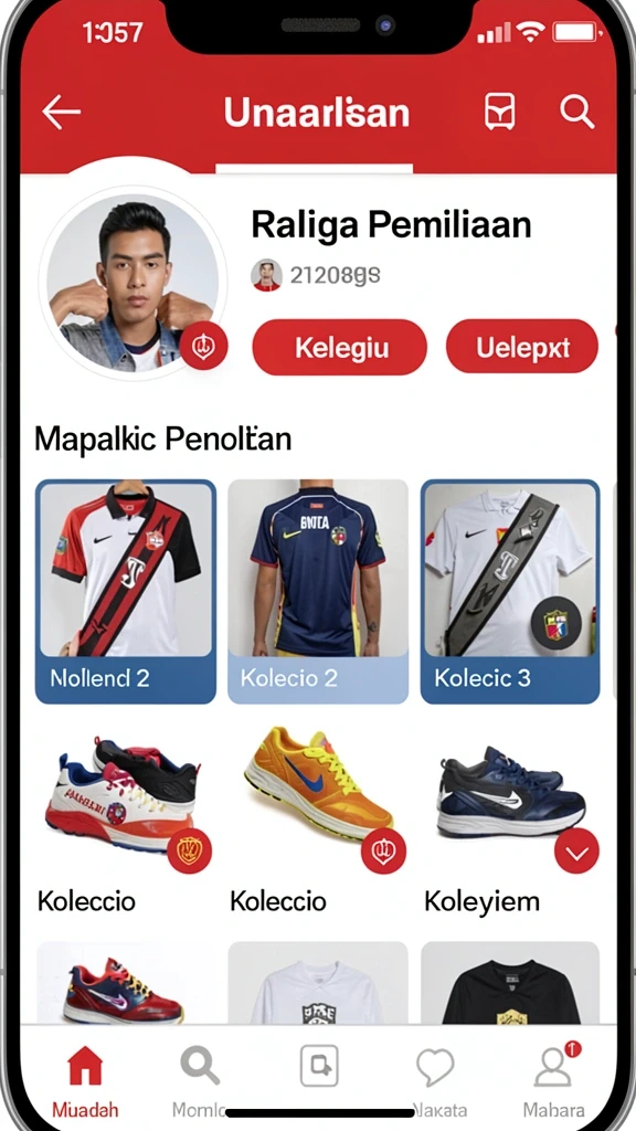Tampilan antarmuka yang intuitif dan menarik.
