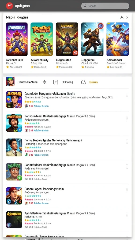 Ilustrasi level baru yang memperkenalkan tantangan menarik.