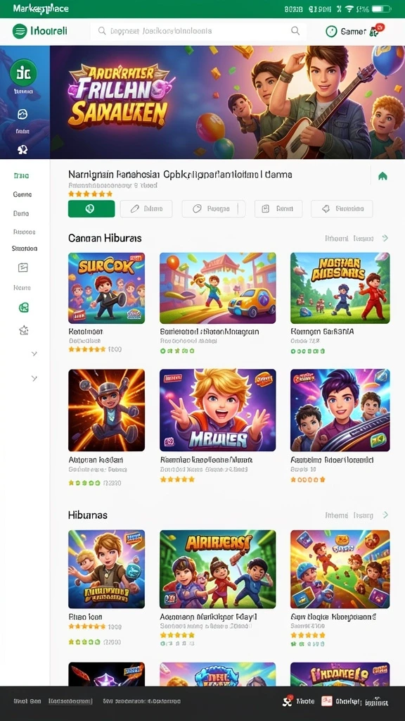Tampilan antarmuka yang user-friendly dan menarik.