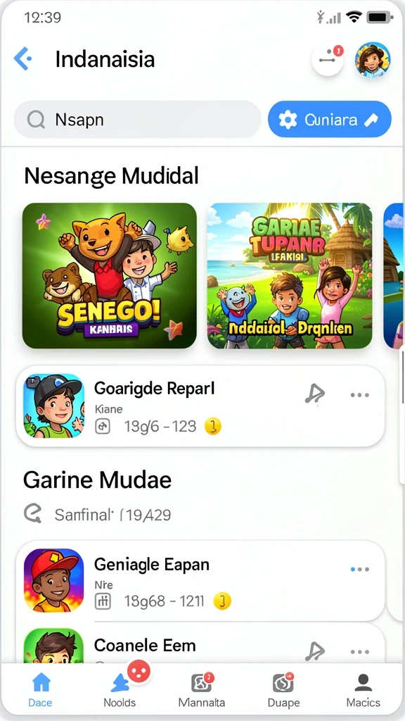 Lingkungan yang memukau dan detail yang menarik.