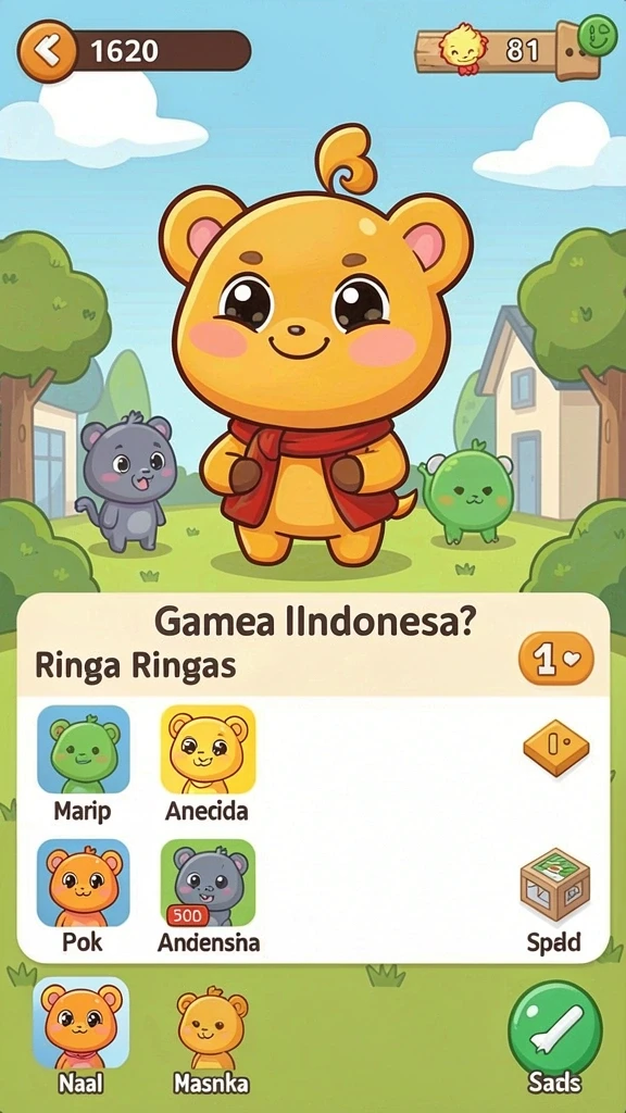 Fitur tantangan teman yang membuat lebih seru.
