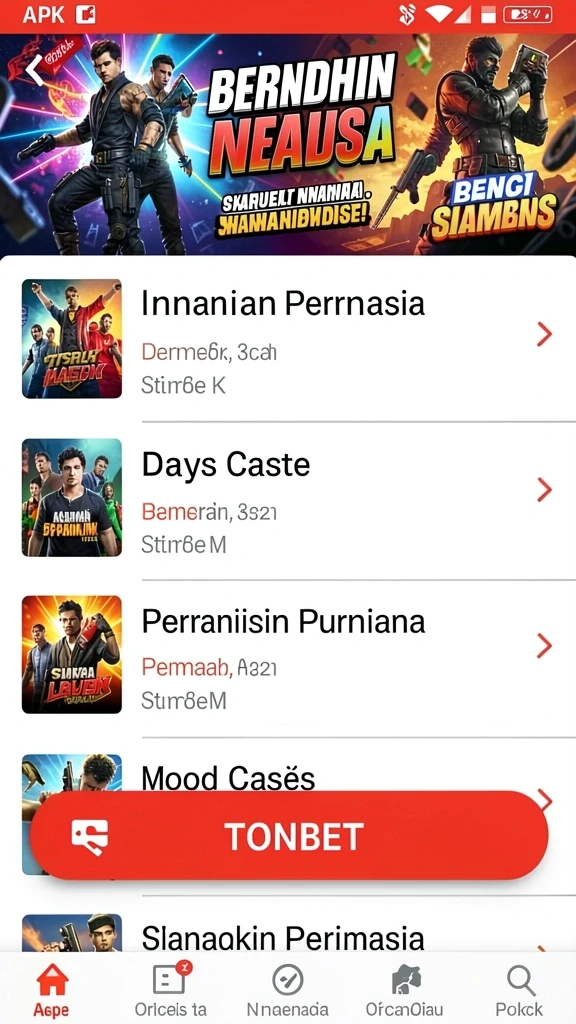 Berbagai karakter unik untuk dipilih.