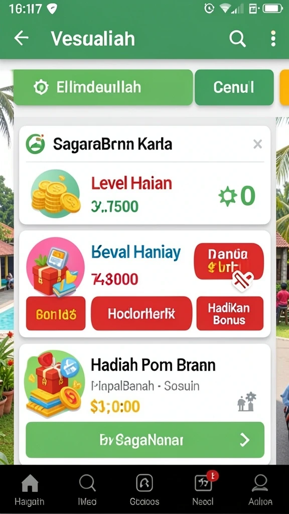 Tampilan antarmuka yang menawan dan intuitif.