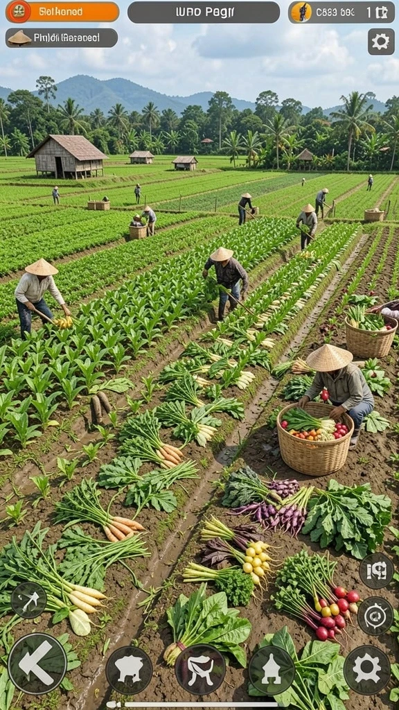 Screenshot fitur kustomisasi karakter yang menarik.