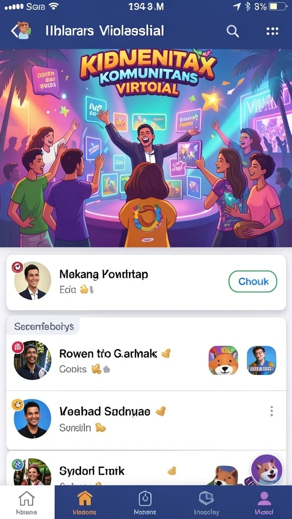 Tampilan antarmuka yang user-friendly.