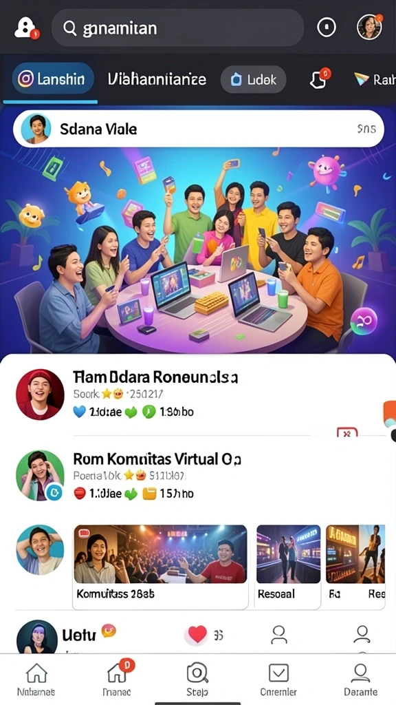 Komunitas aktif dan menyenangkan.