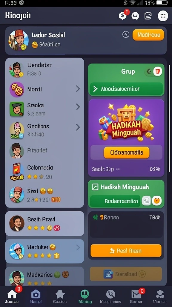 Tampilan antarmuka yang sederhana dan mudah dipahami.