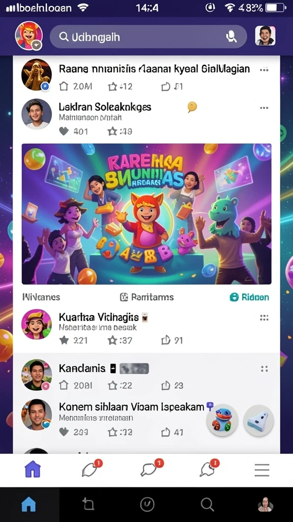 Karakter yang dapat dipilih dengan kostum unik.