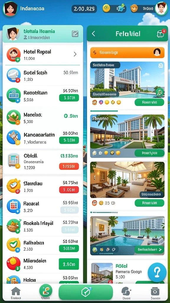 Berbagai pilihan permainan seru yang tersedia untuk semua pengguna.