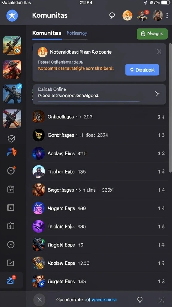 Screenshot menampilkan mode permainan yang baru ditambahkan.