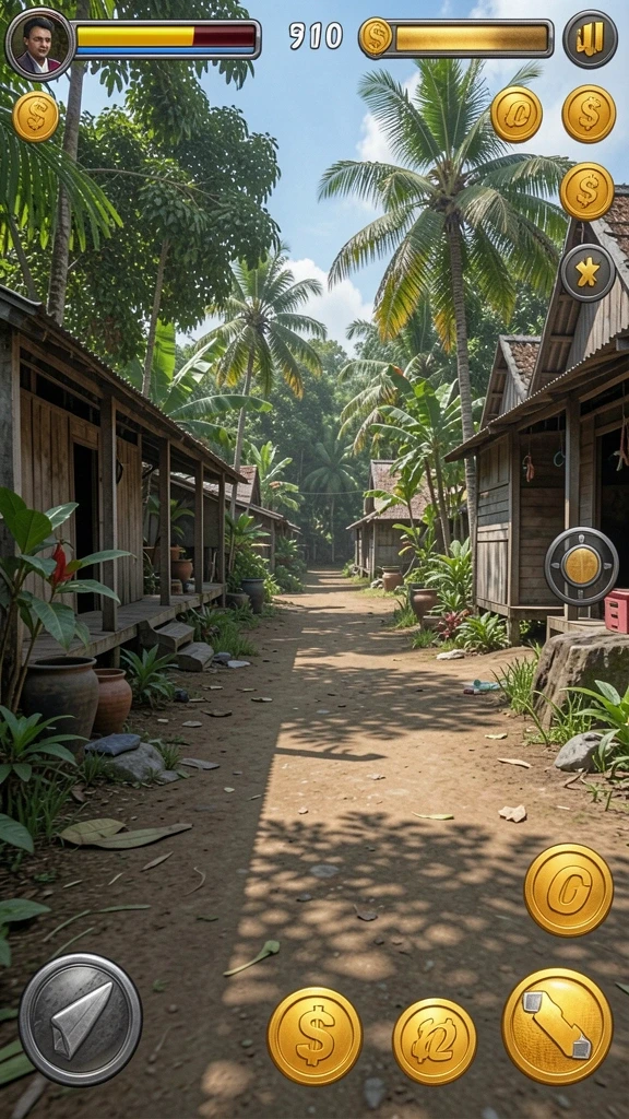 Screenshot memperlihatkan leaderboard dan sistem reward.