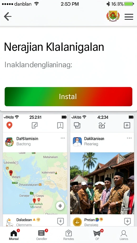 Tampilan antarmuka KOPLO77 yang menarik dan cerah.