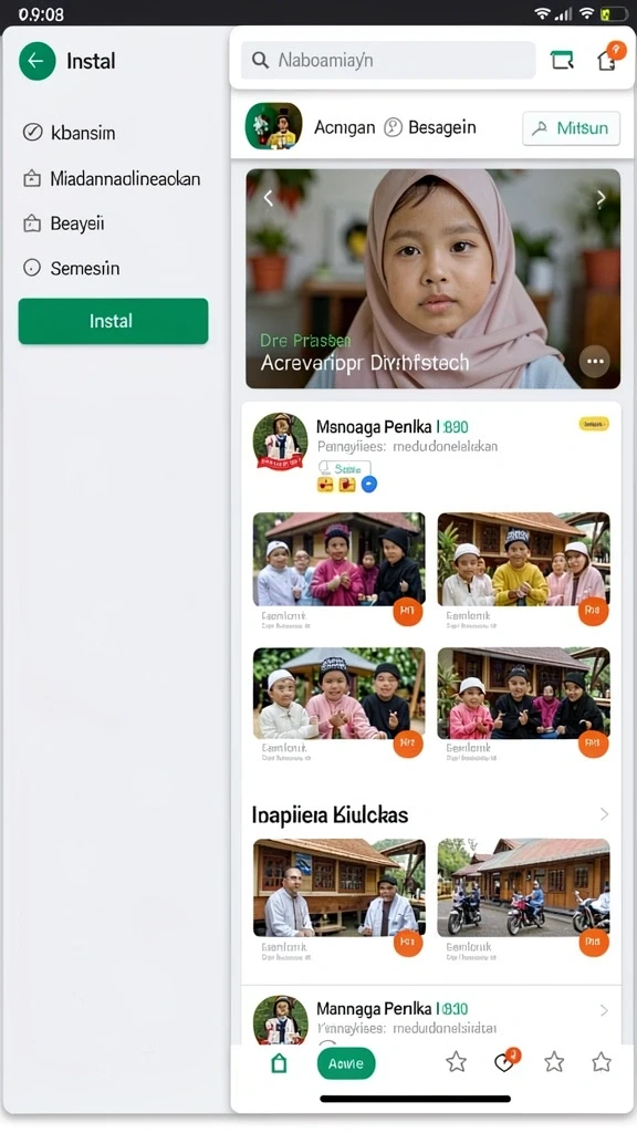 Tampilan antarmuka yang intuitif dan mudah digunakan.