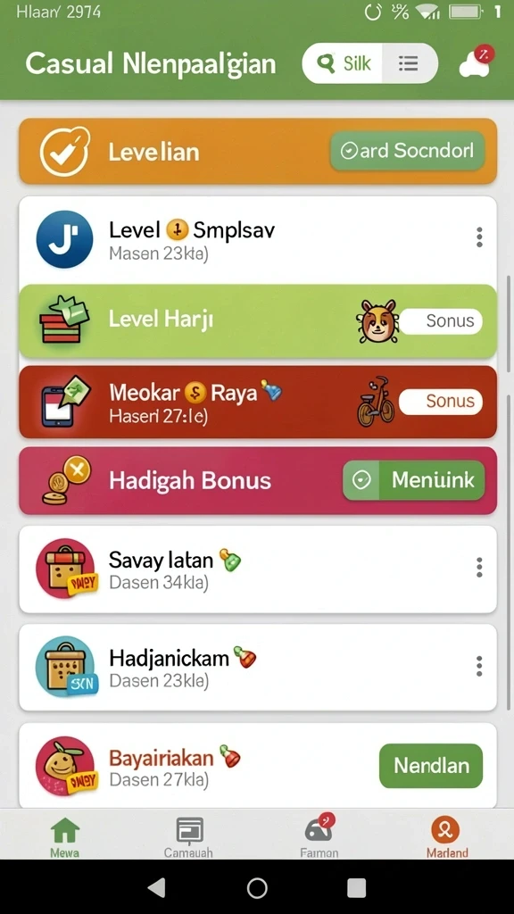 Tampilan antarmuka yang user-friendly.