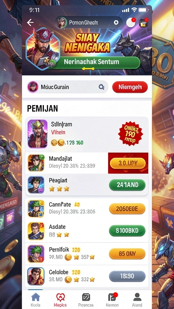 Screenshot menampilkan tampilan antarmuka yang intuitif.