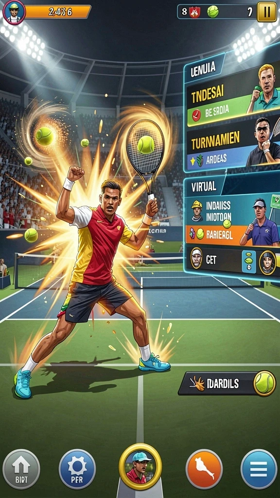Grafik yang colorful dan menawan.