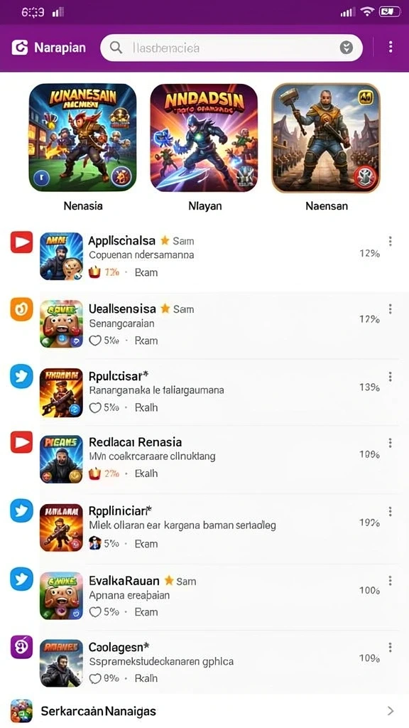 Karakter yang menarik dan beragam.