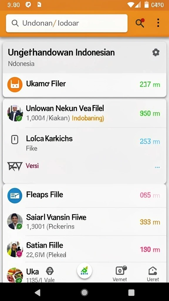 Menu pemilihan level yang intuitif dan mudah digunakan.