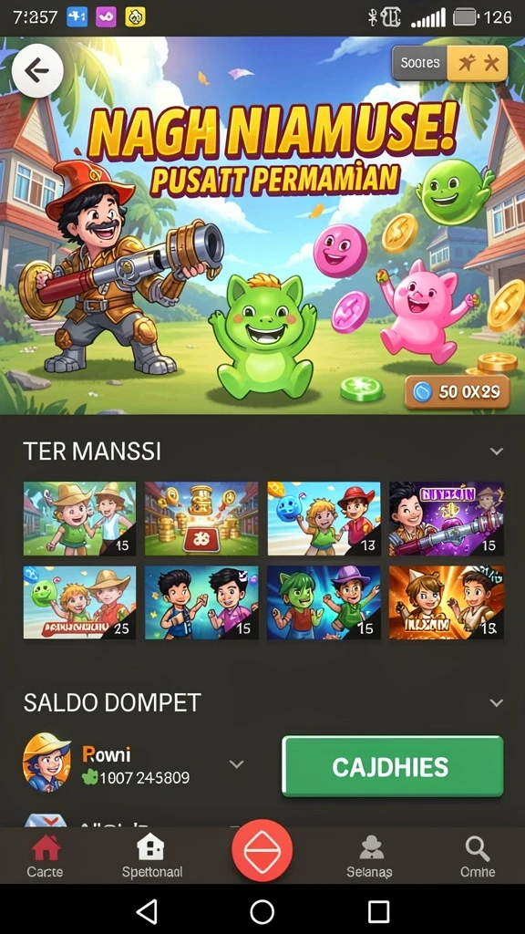 Tampilan antarmuka pengguna yang intuitif dan ramah.