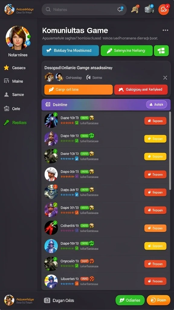 Gameplay yang seru dan penuh tantangan di setiap level.