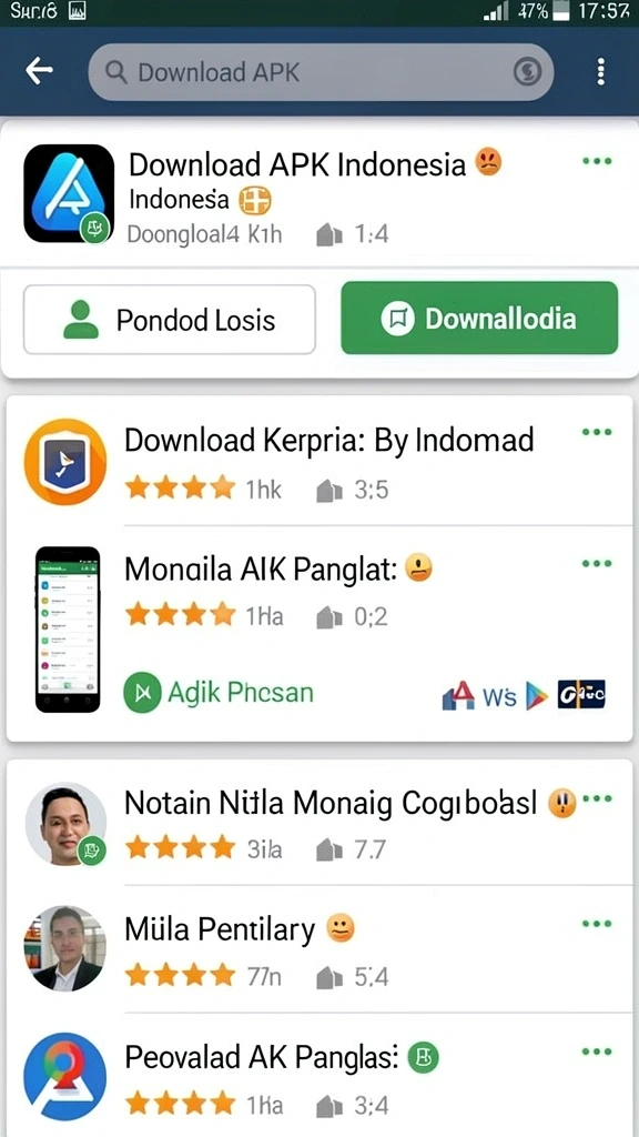 Tampilan antarmuka pengguna yang menarik.