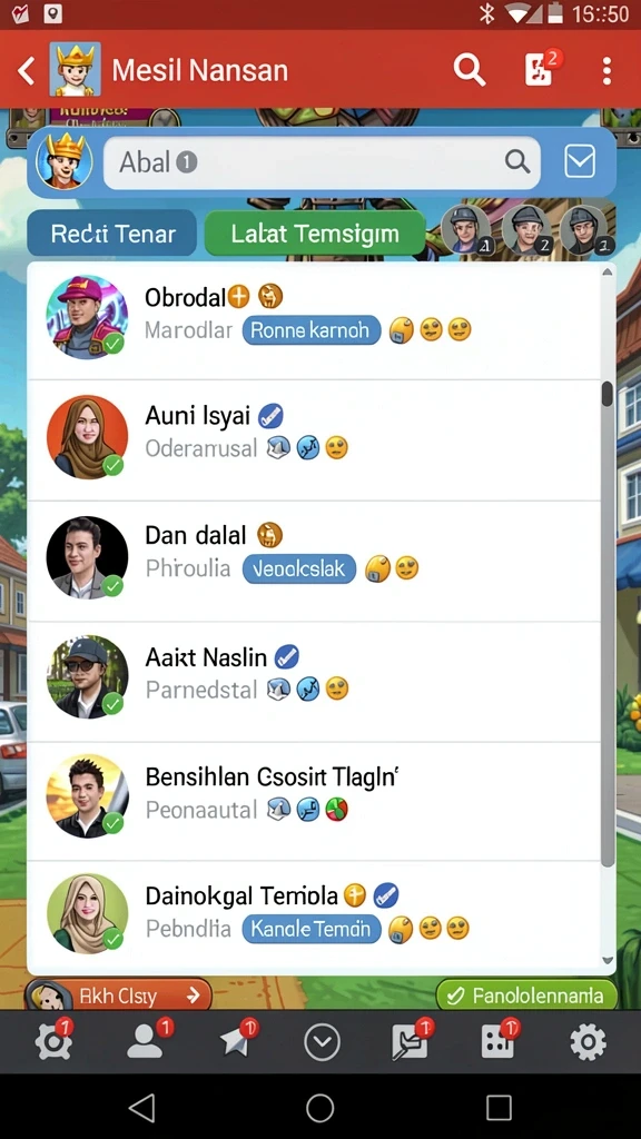 Beragam permainan menarik di dalamnya.