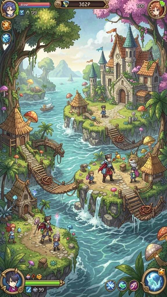 Contoh gameplay yang seru dan penuh tantangan.