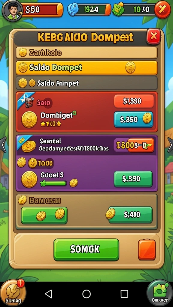 Berbagai mode permainan yang menantang dan seru.