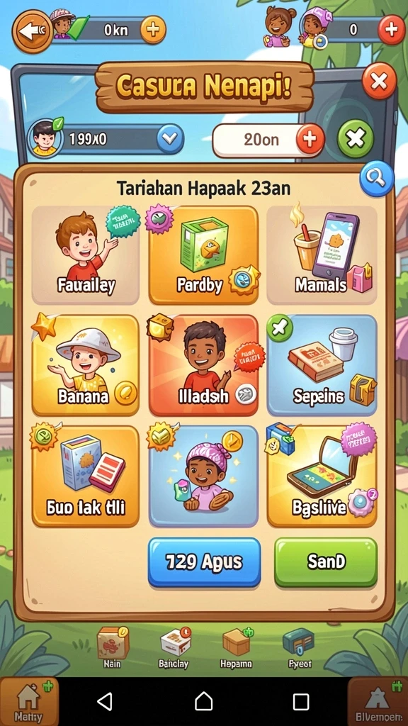 Gambaran gameplay saat menjelajahi dunia TOPIWANGI.