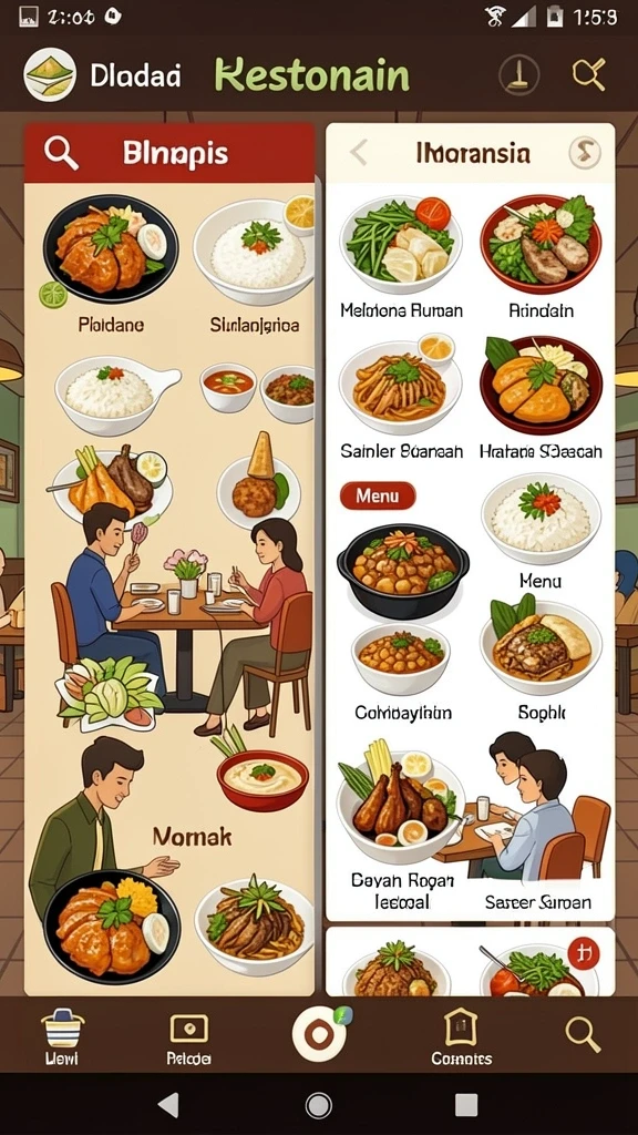 Tampilan awal permainan yang memukau dan ramah pengguna.