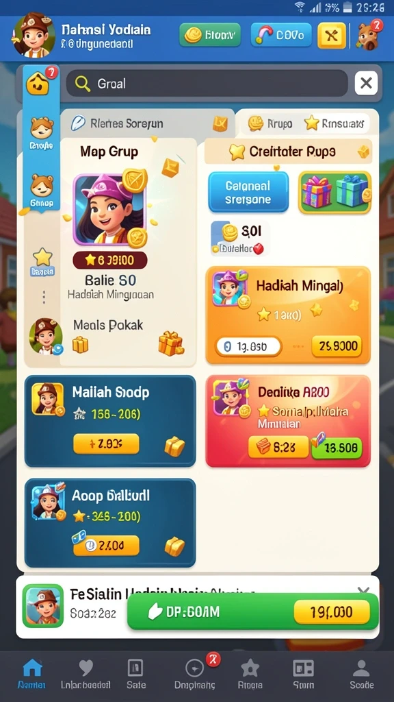 Tampilan antarmuka yang menarik dan intuitif.