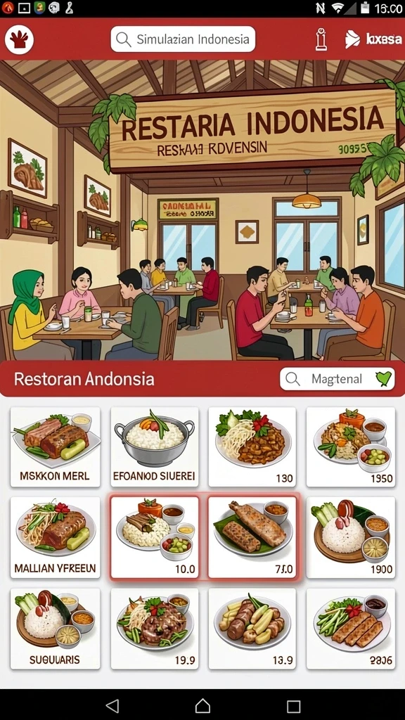 Mode permainan yang seru dan menantang.